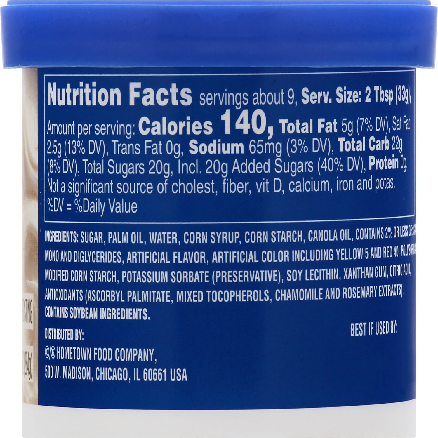 Pillsbury Vanilla Frosting, 10-oz. Containers