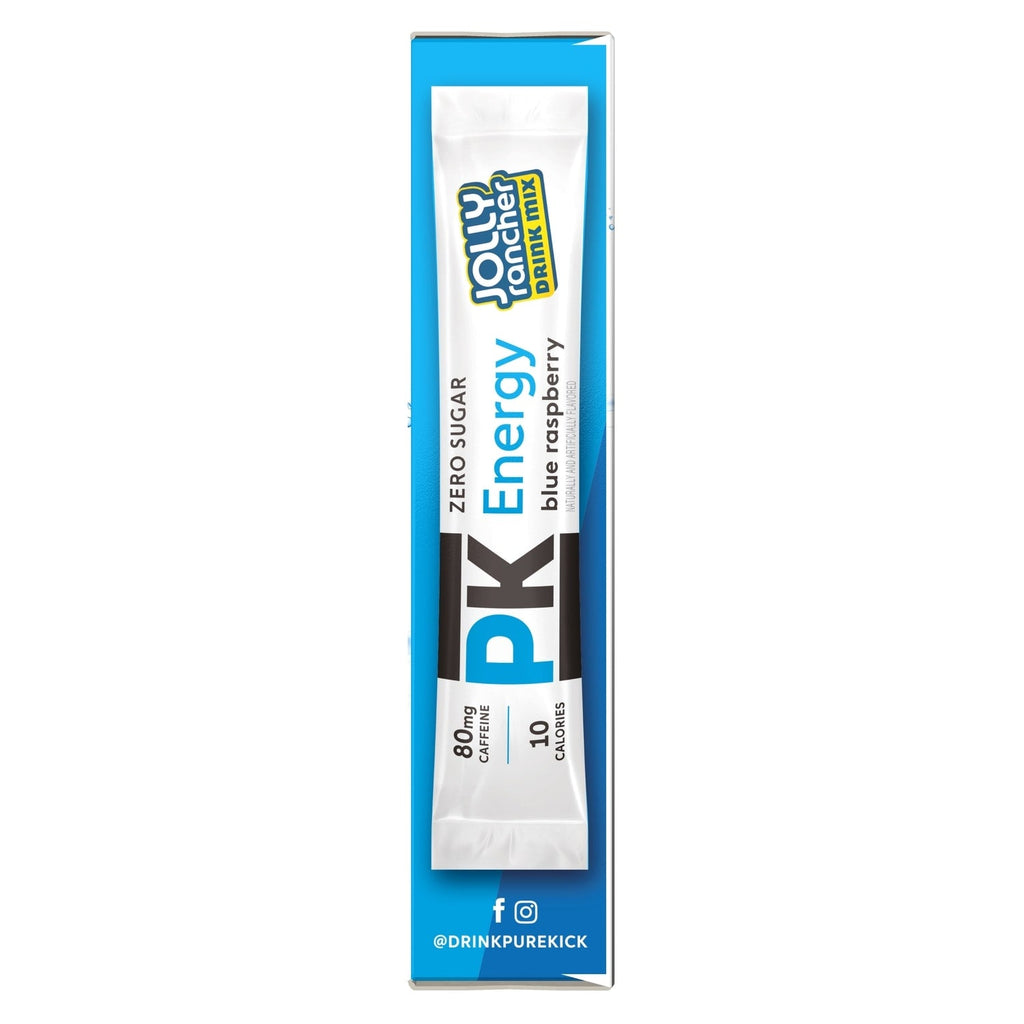 Pure Kick Jolly Rancher Blue Raspberry-flavored Drink Mix, 6-pc Pack.