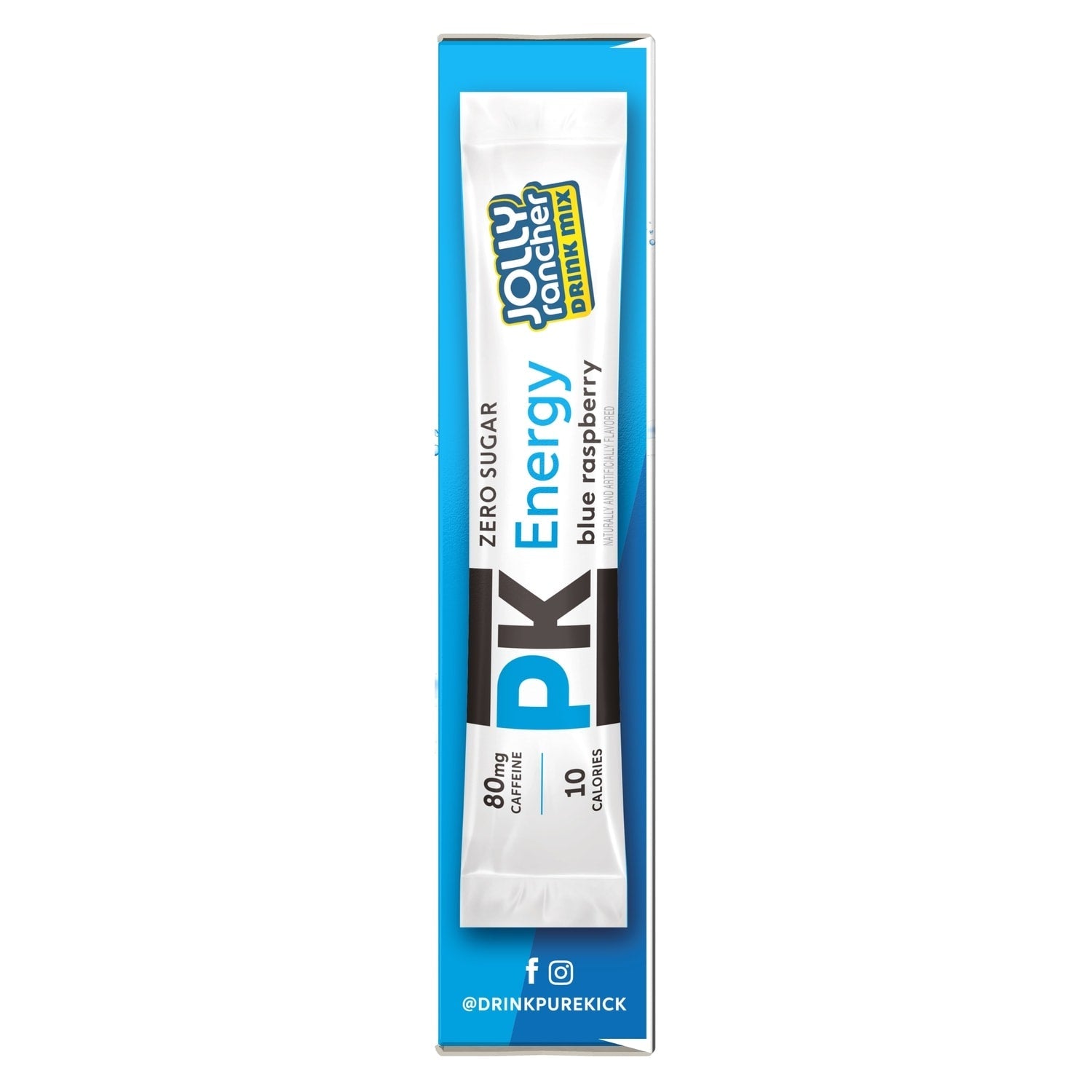 Pure Kick Jolly Rancher Blue Raspberry-flavored Drink Mix, 6-pc Pack.