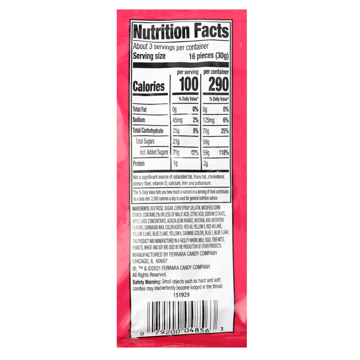 Nerds Candy Gummy Clusters, 3-oz. Bags