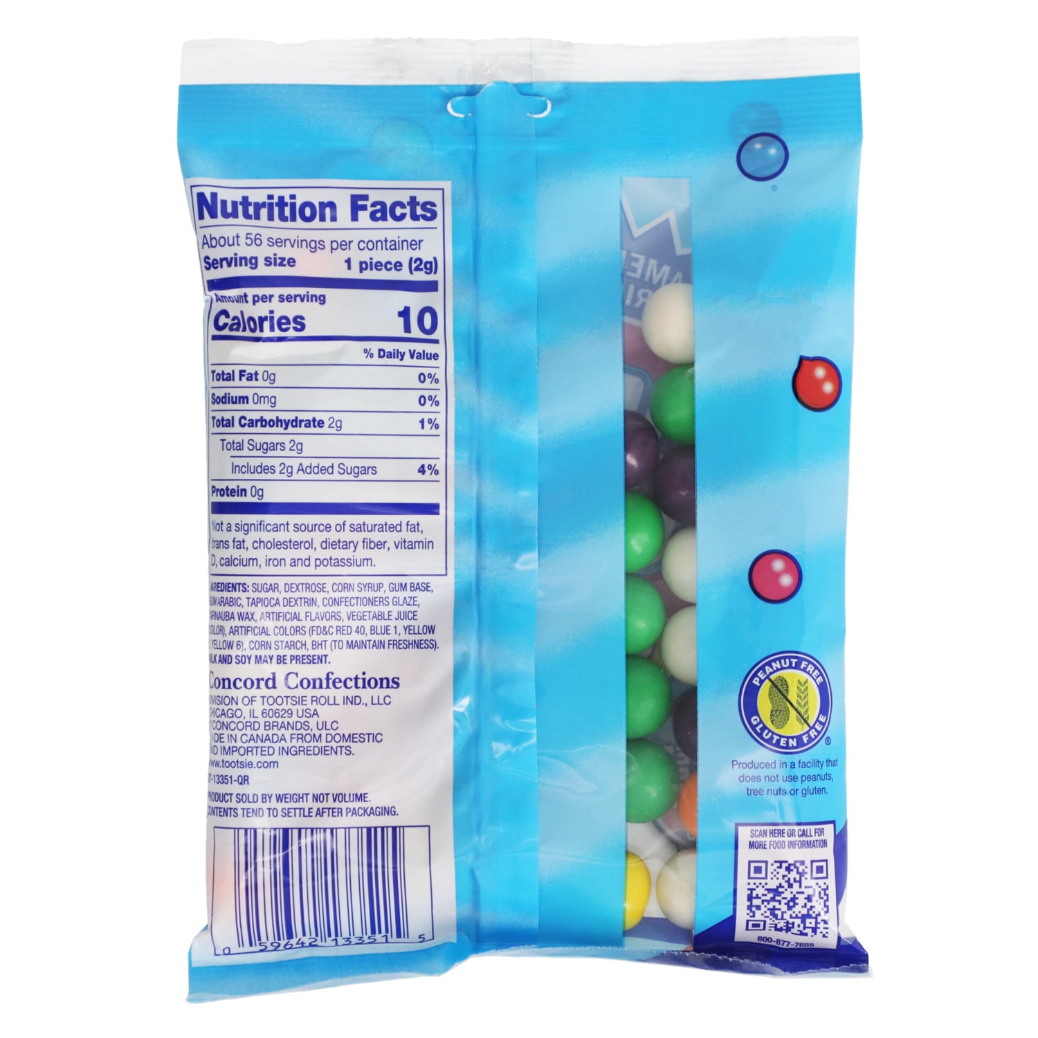 Dubble Bubble Gum Balls Machine-Sized Refill Pack, 4.4-oz.