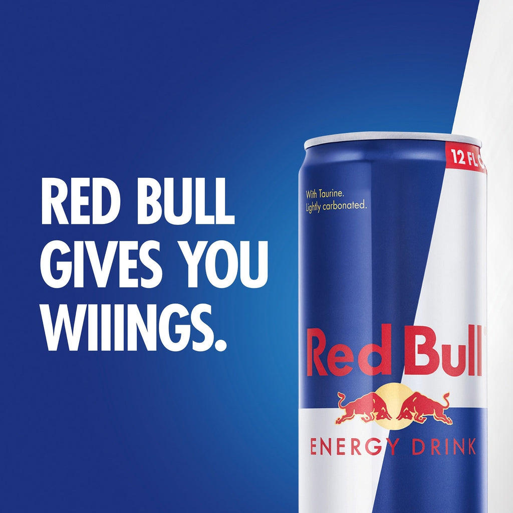 Red Bull Energy Drink, 114mg Caffeine, 12 fl oz Can