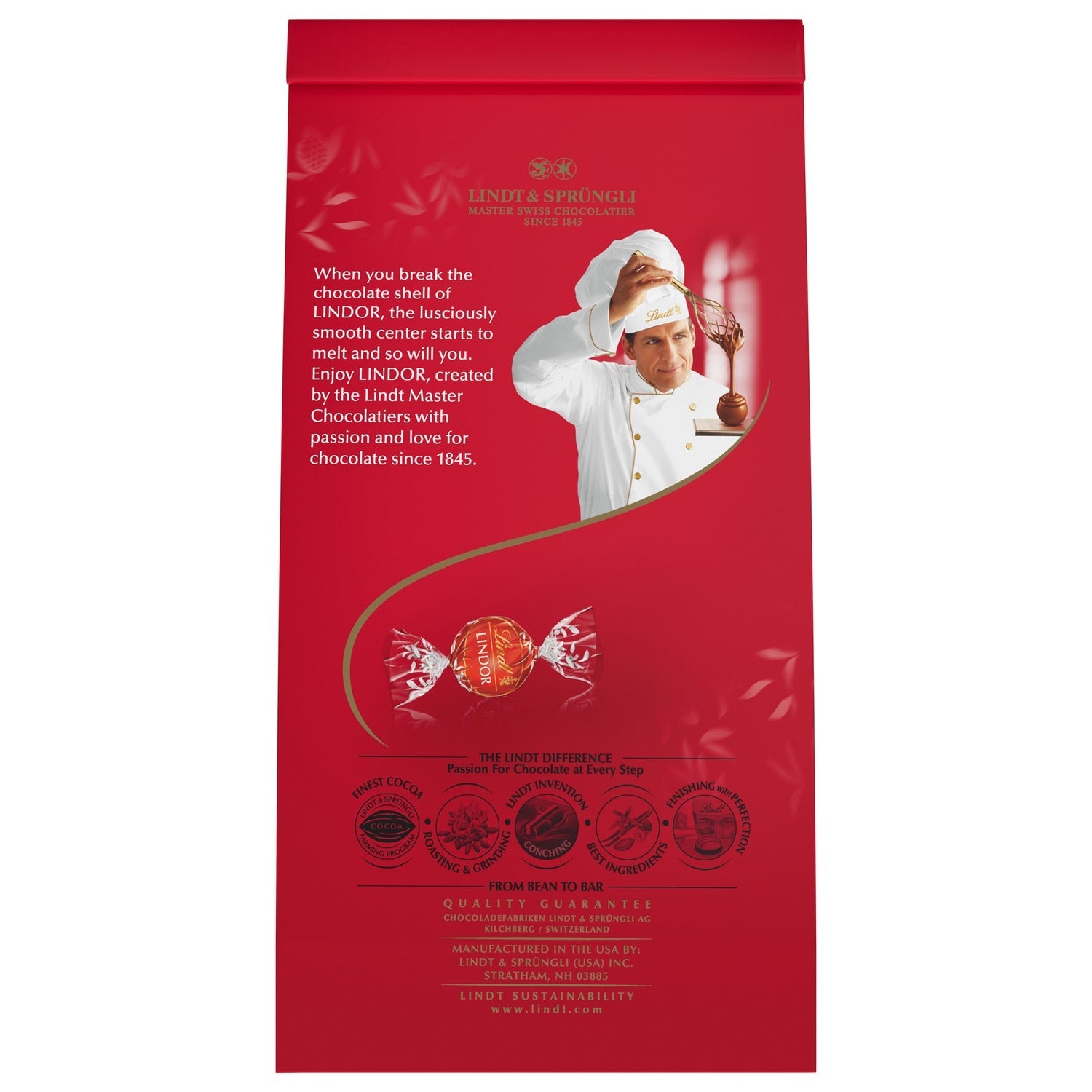 Lindt Lindor Milk Chocolate Truffles, 1-ct.