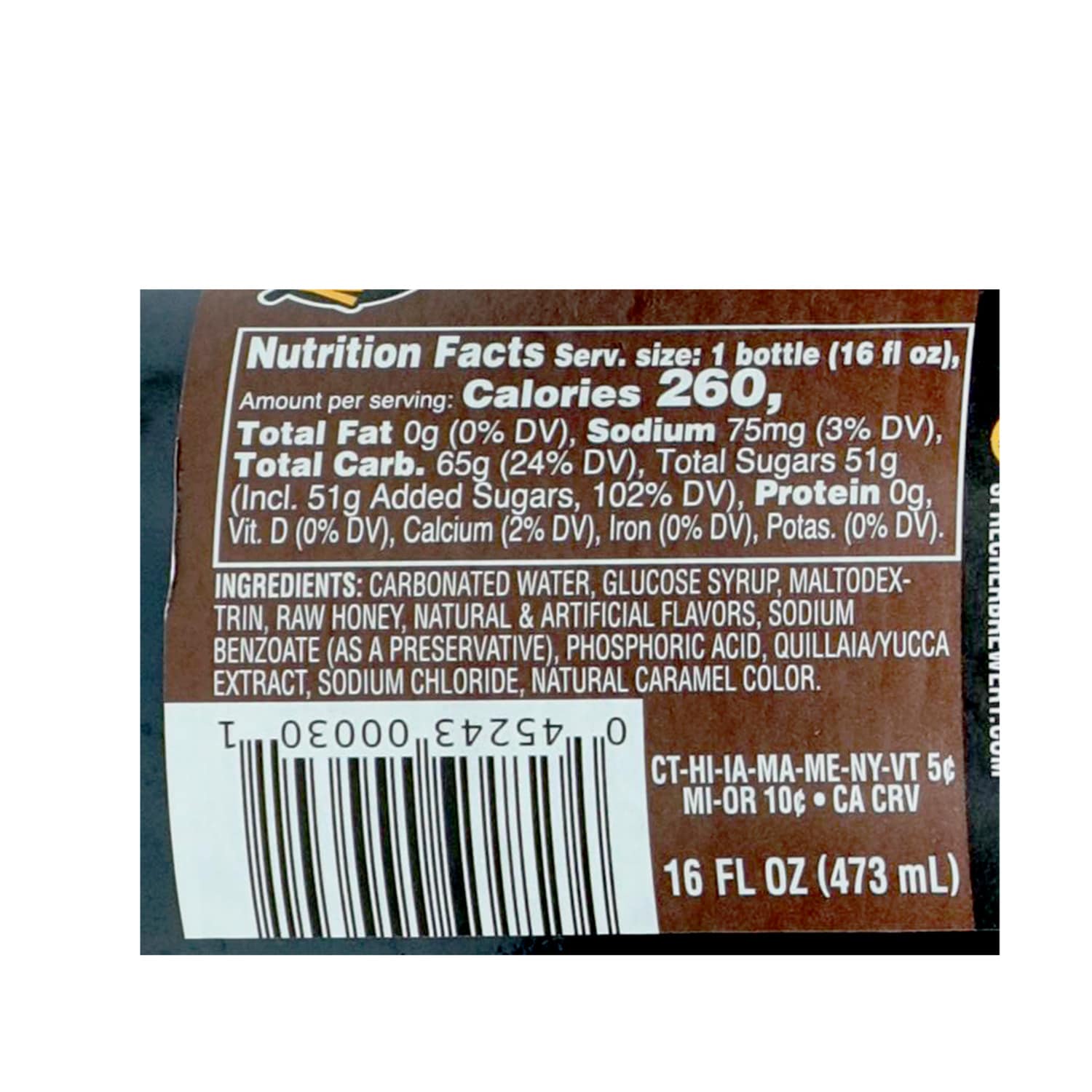 Sprecher Fire Brew Root Beer, 16 oz.