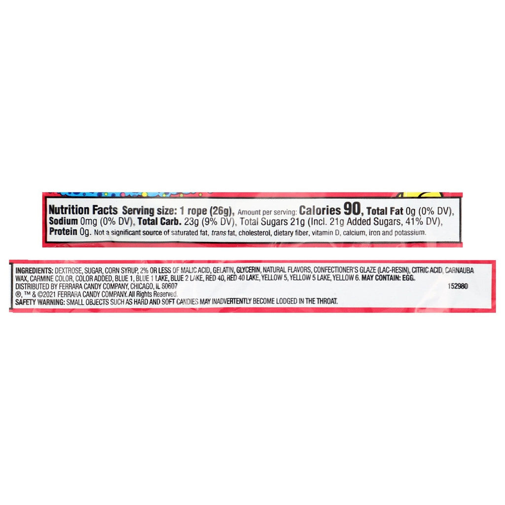 Nerds Rainbow Rope, 0.92-oz.