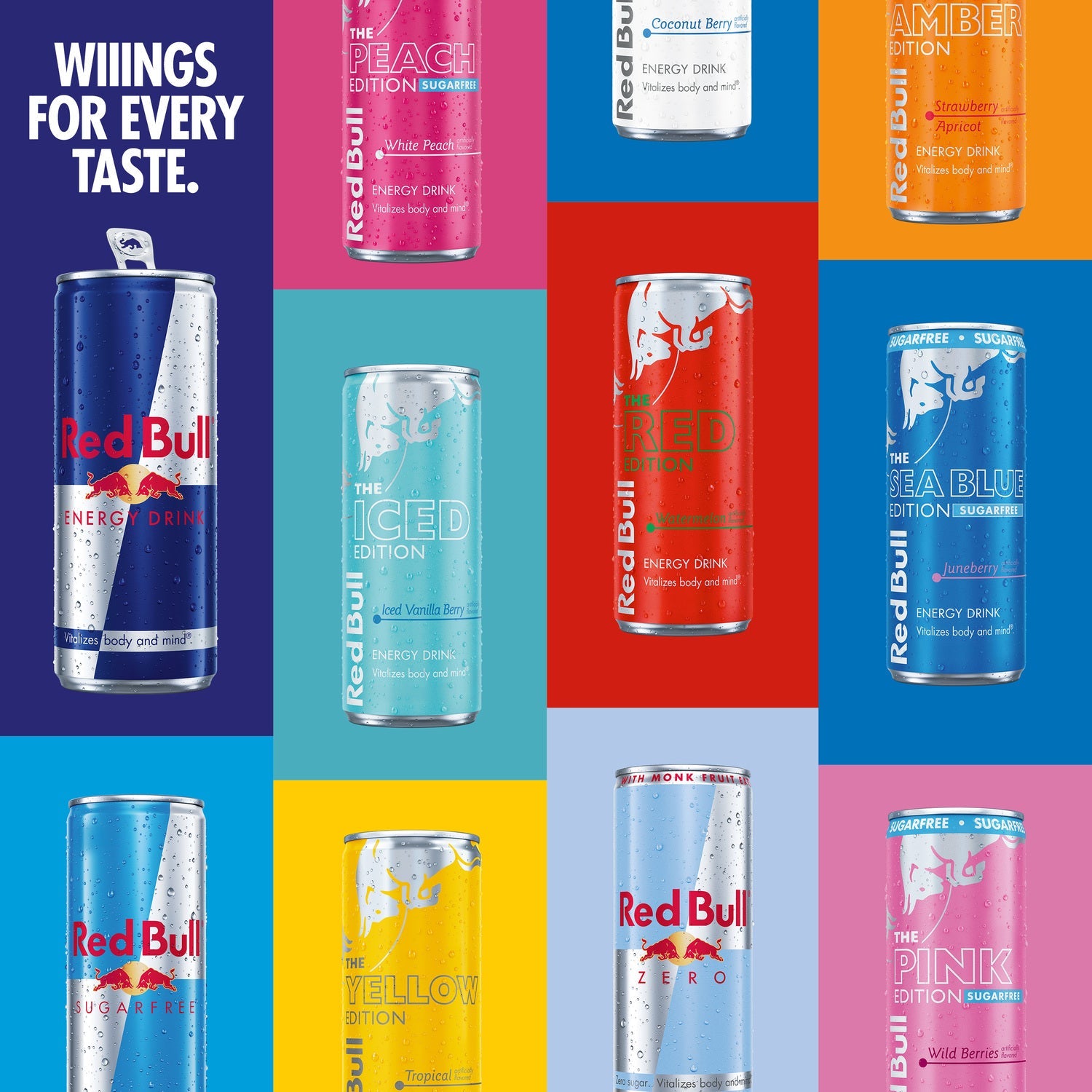 Red Bull Energy Drink, 114mg Caffeine, 12 fl oz Can