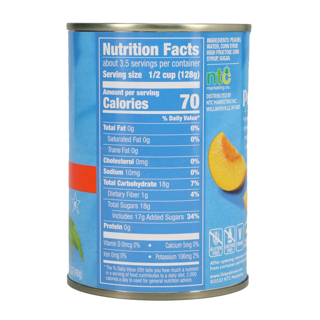 Libby's Sliced Peaches in Heavy Syrup, 15.2 oz. Can