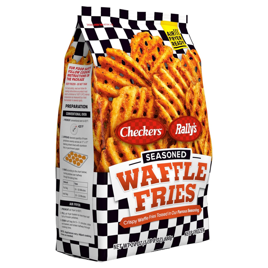 Lamb Weston Checkers/Rally's Seasoned Waffle Fries 24 oz