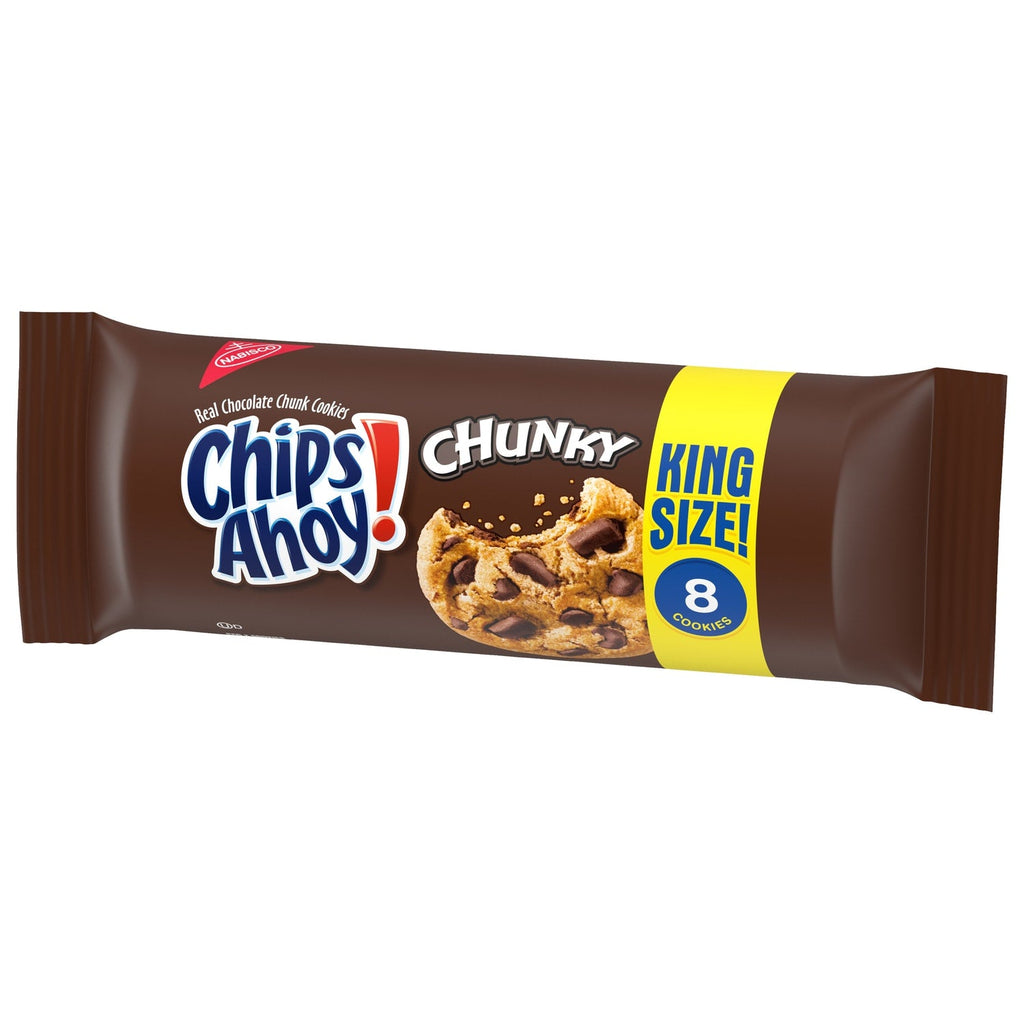 Nabisco King-Size Chips Ahoy! Chunky Chocolate Chip Cookies, 8-ct.
