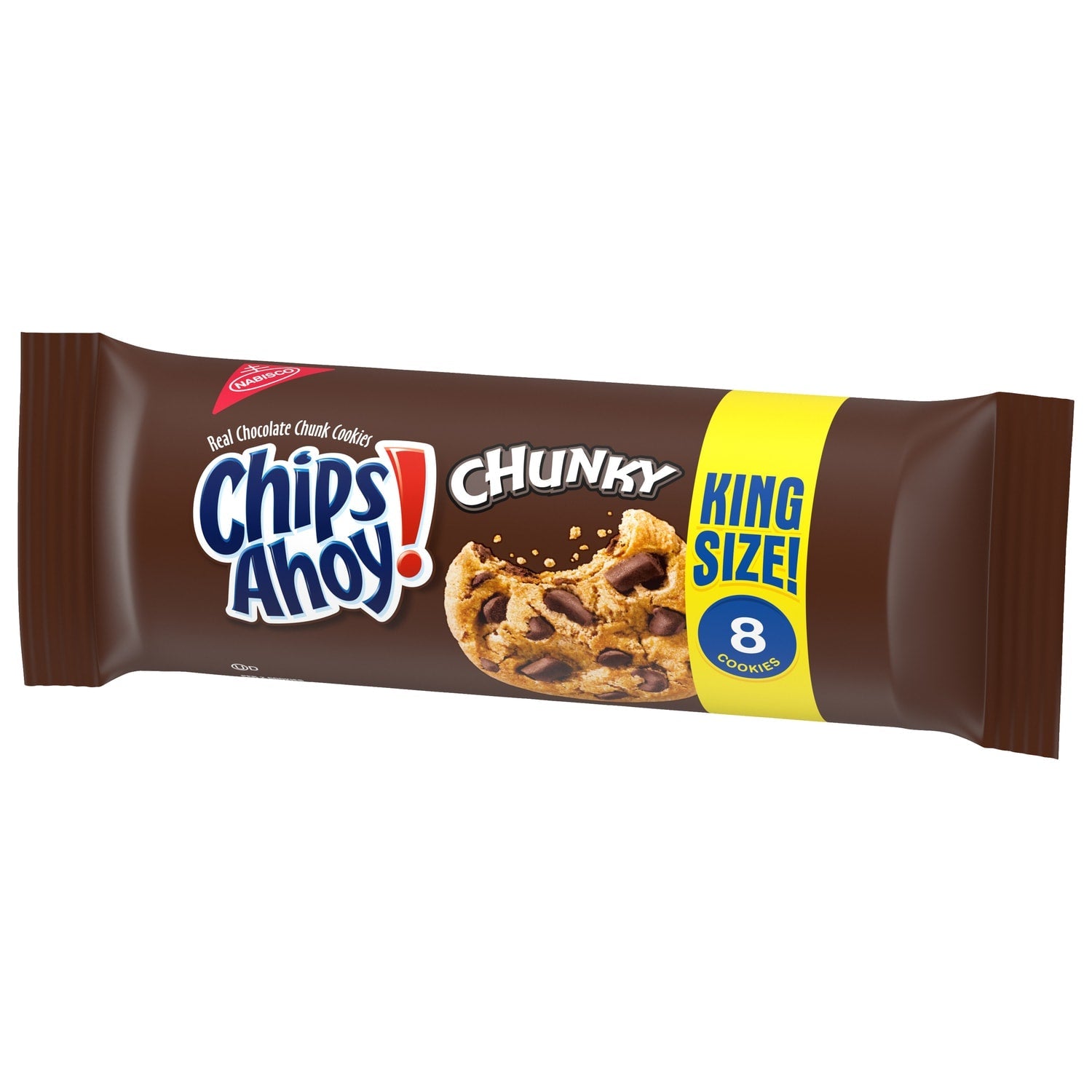 Nabisco King-Size Chips Ahoy! Chunky Chocolate Chip Cookies, 8-ct.