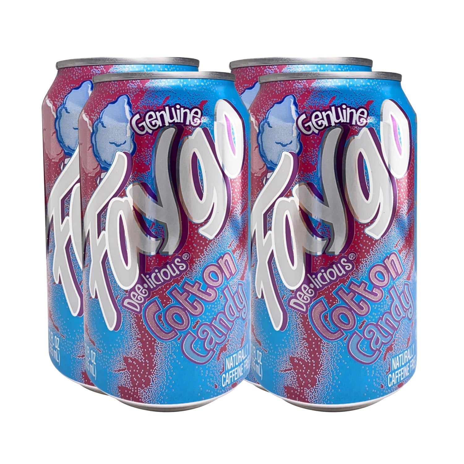 Faygo Cotton Candy Drink, 4-pc Pack.
