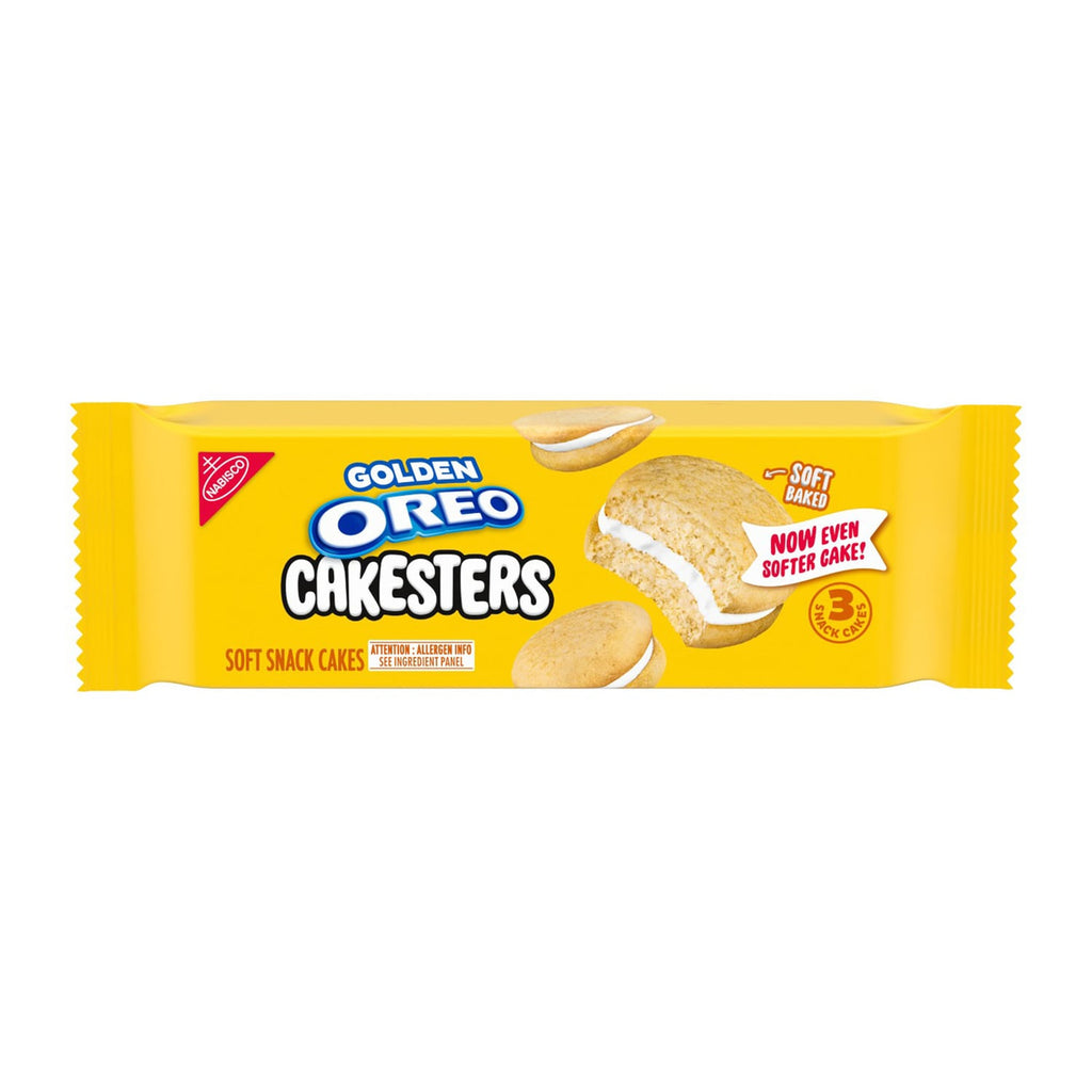 Oreo Golden Cakesters Soft Snack Cakes, 3-pc Pack.