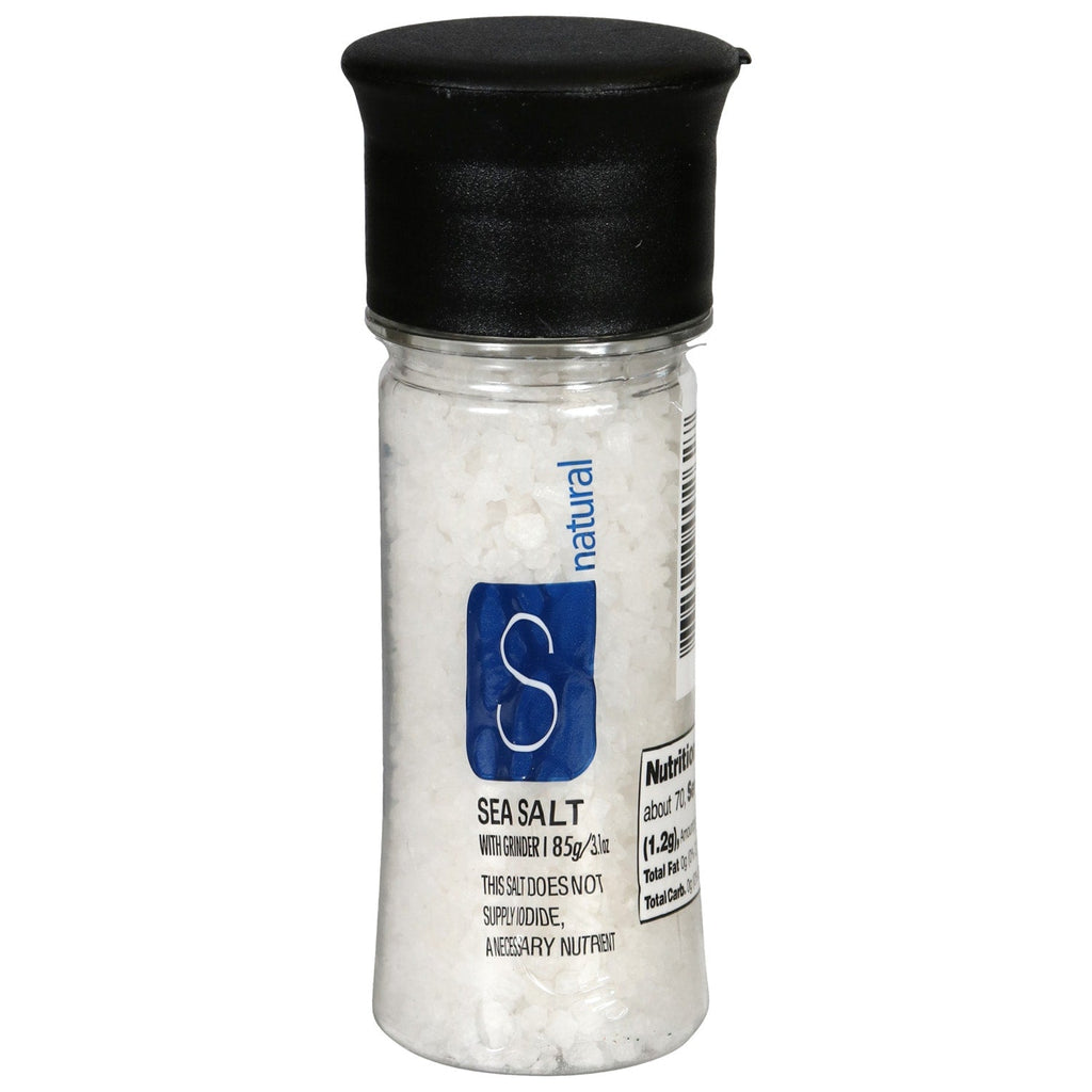 Natural Sea Salt Grinders, 3.1 oz.