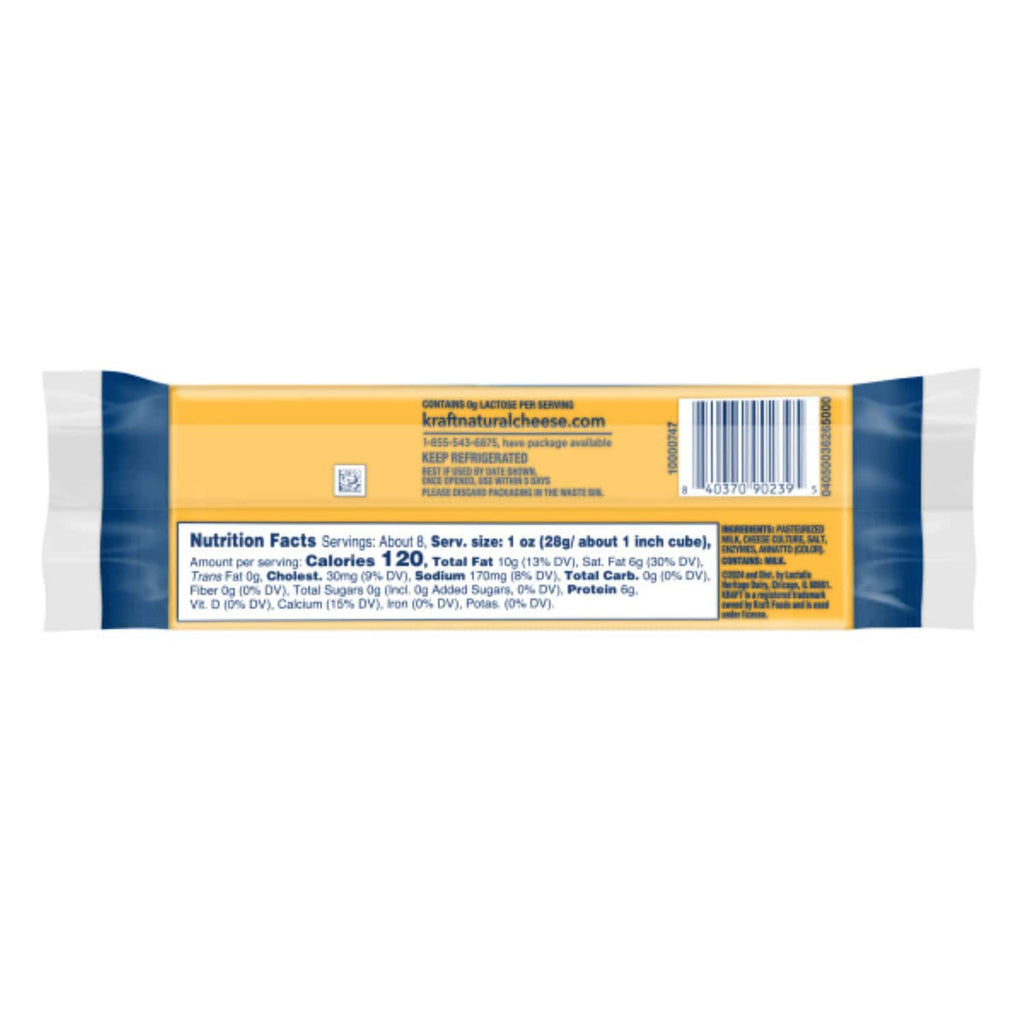 Kraft Natural Cheese Sharp Cheddar, 1-ct.