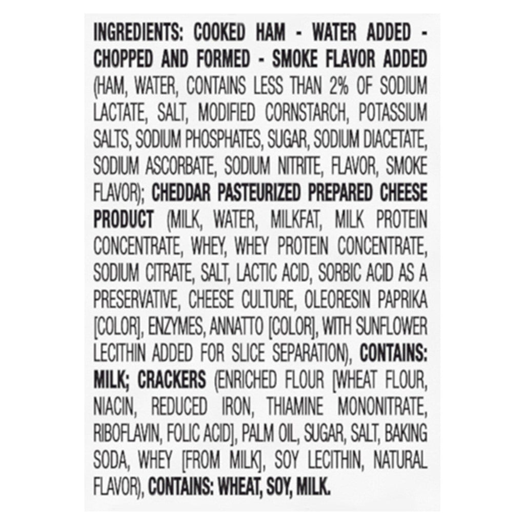 Lunchables Ham and Cheddar Cracker Stackers, 1.9 oz.