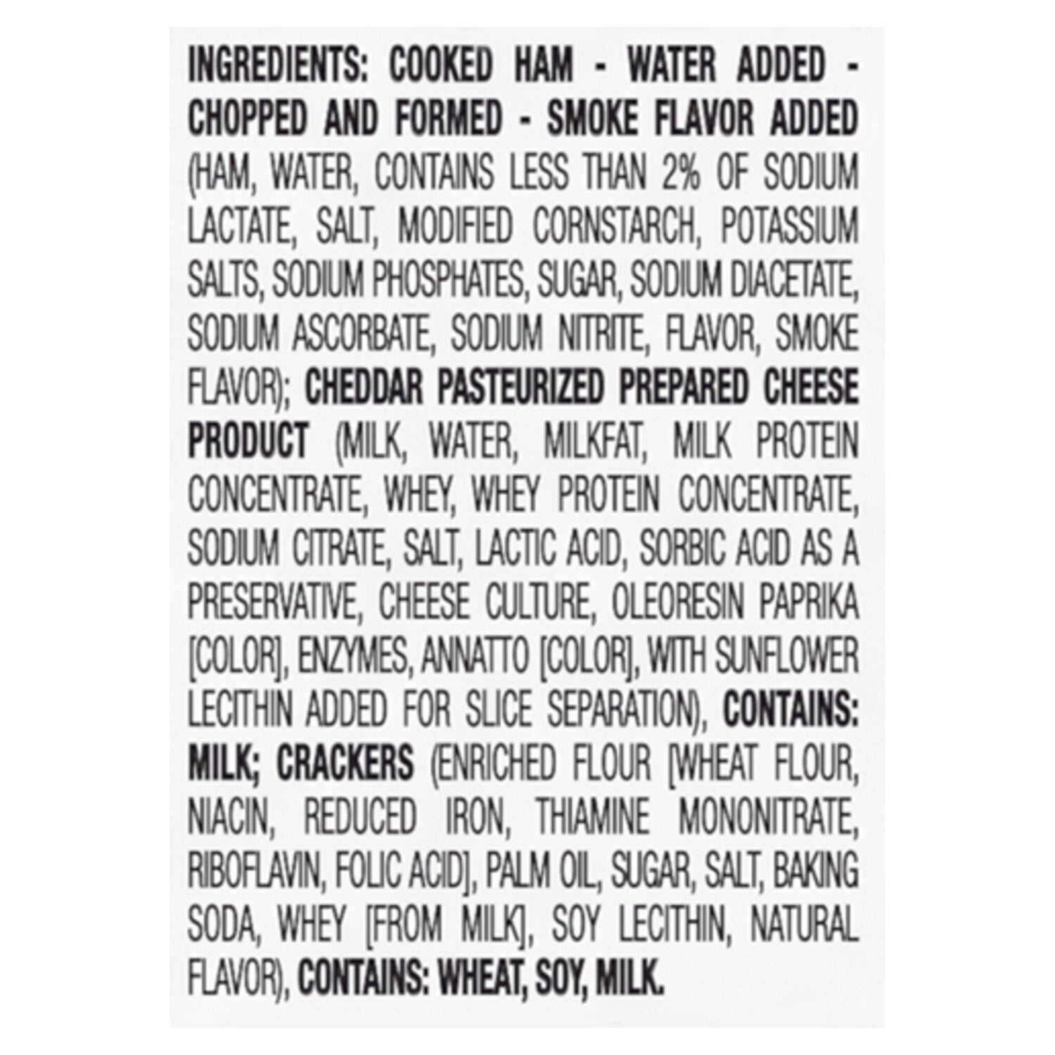 Lunchables Ham and Cheddar Cracker Stackers, 1.9 oz.