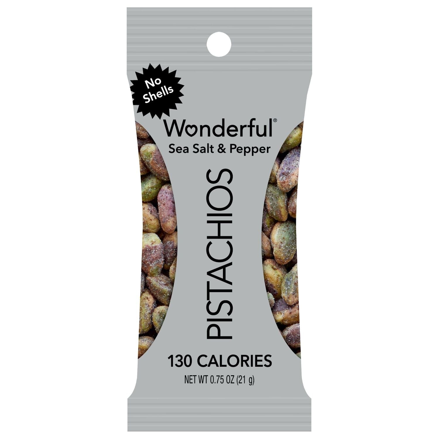 Sea Salt And Pepper Flavored Wonderful Pistachios, 1-ct.