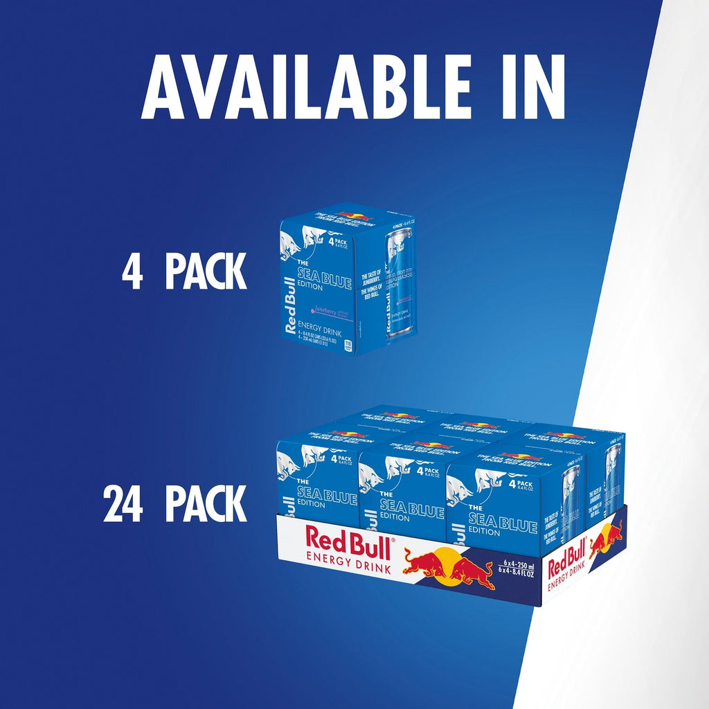 Red Bull Sea Blue Edition Juneberry Flavored Energy Drink, 1-ct.