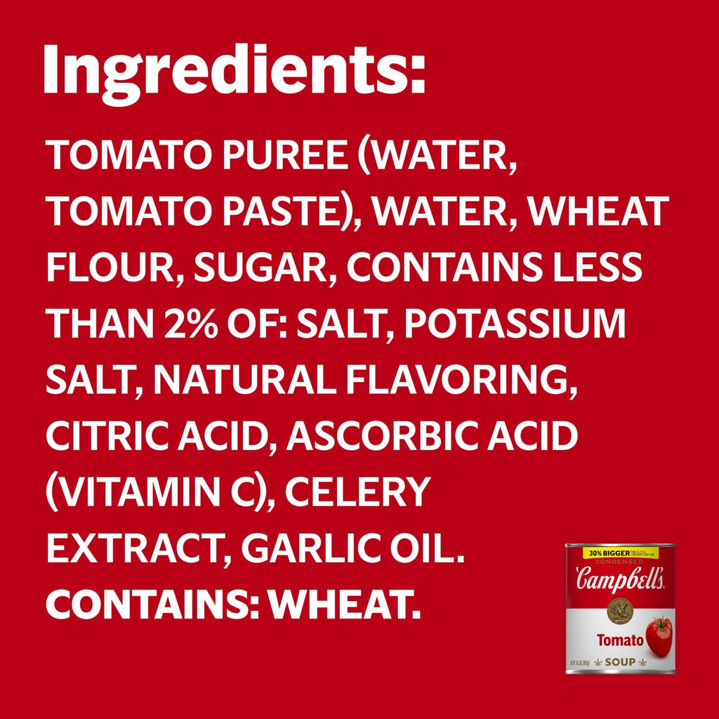 Campbell's Condensed Tomato Soup, 14.3-oz. Cans