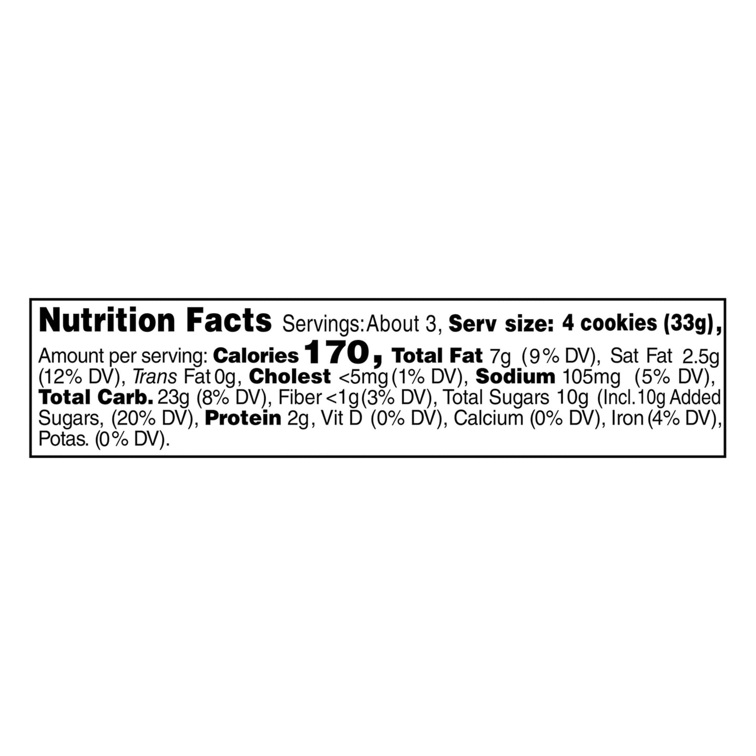 Grandma's Vanilla Creme Flavored Cookies, 1-ct.