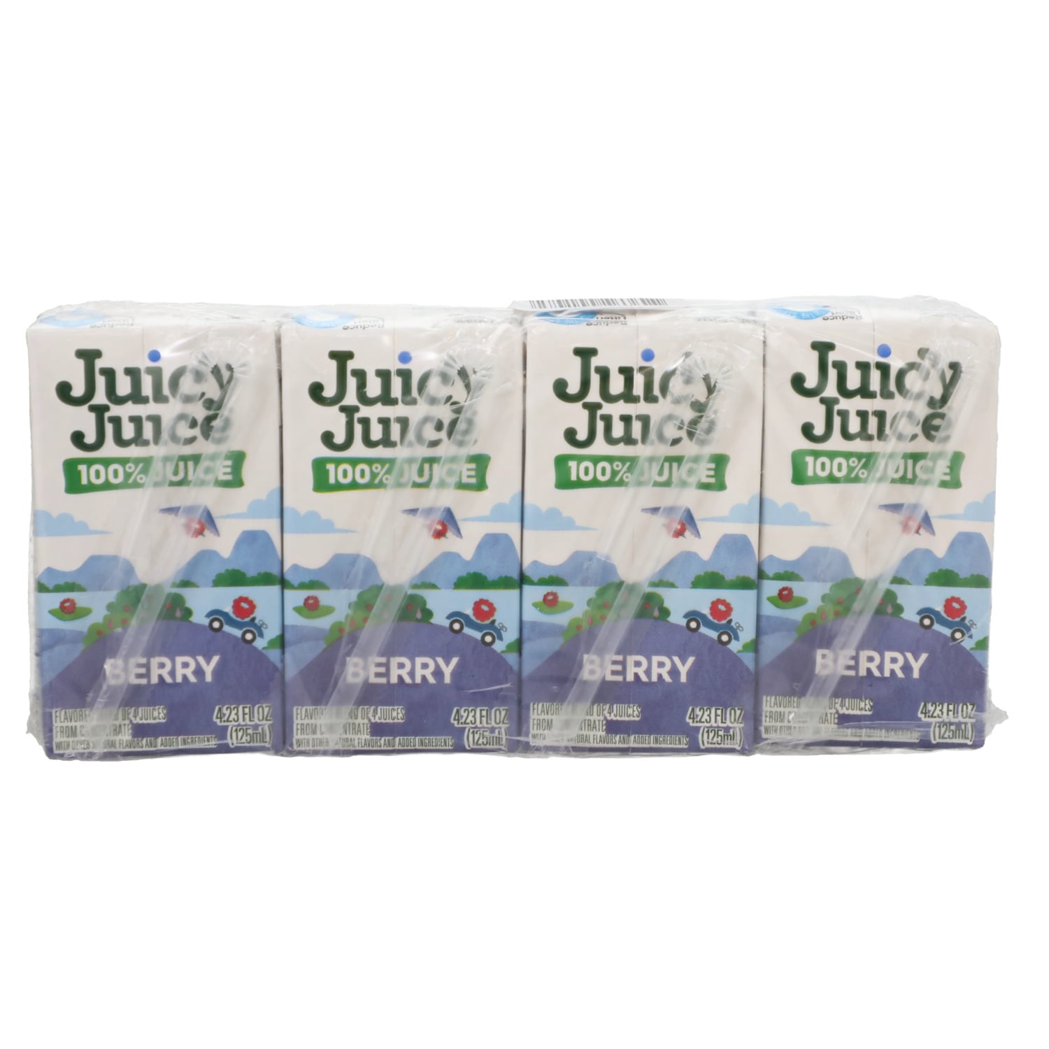 Juicy Juice Berry Flavored Drink, 4-pc Pack.