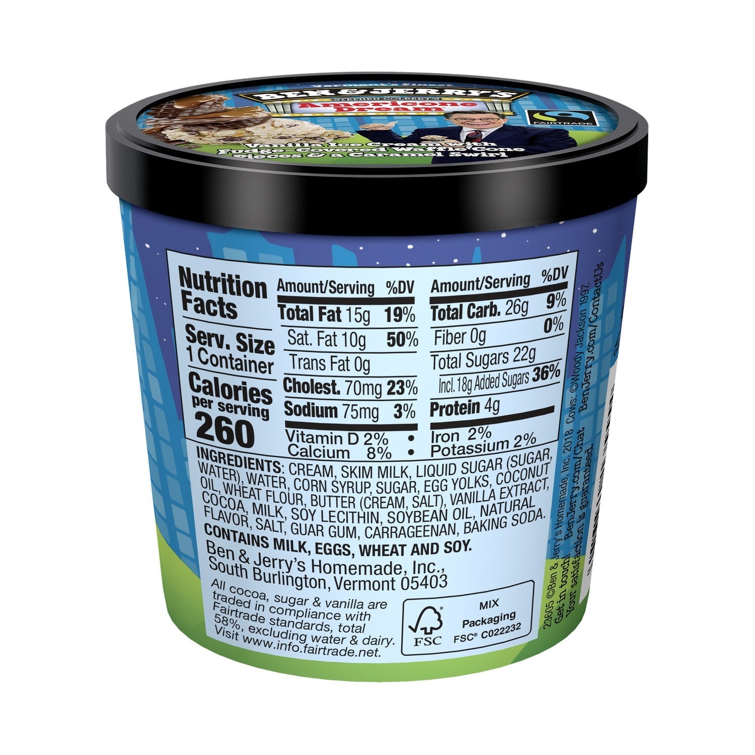 Ben &amp; Jerry's Ice Cream - Americone Dream, 4 oz.