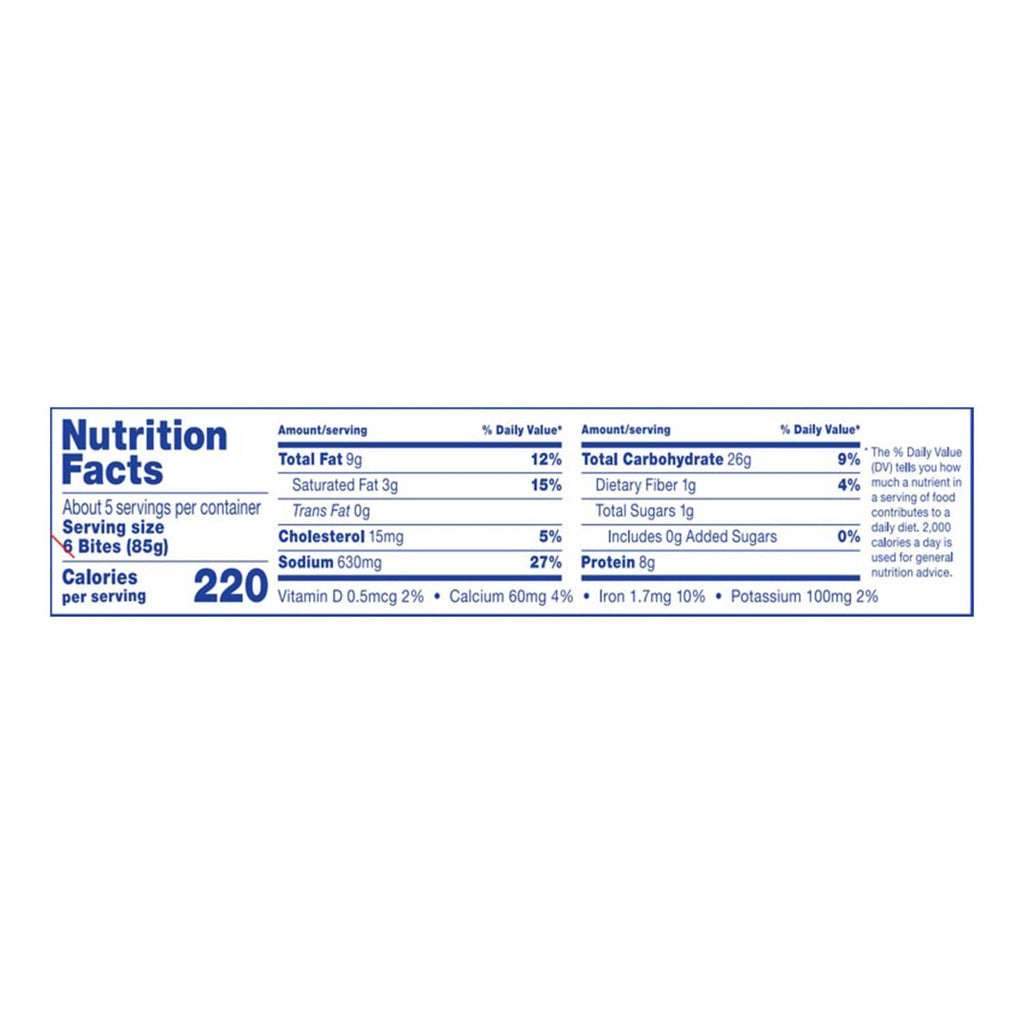 White Castle cheese Burger Castle Bites, 1-ct.