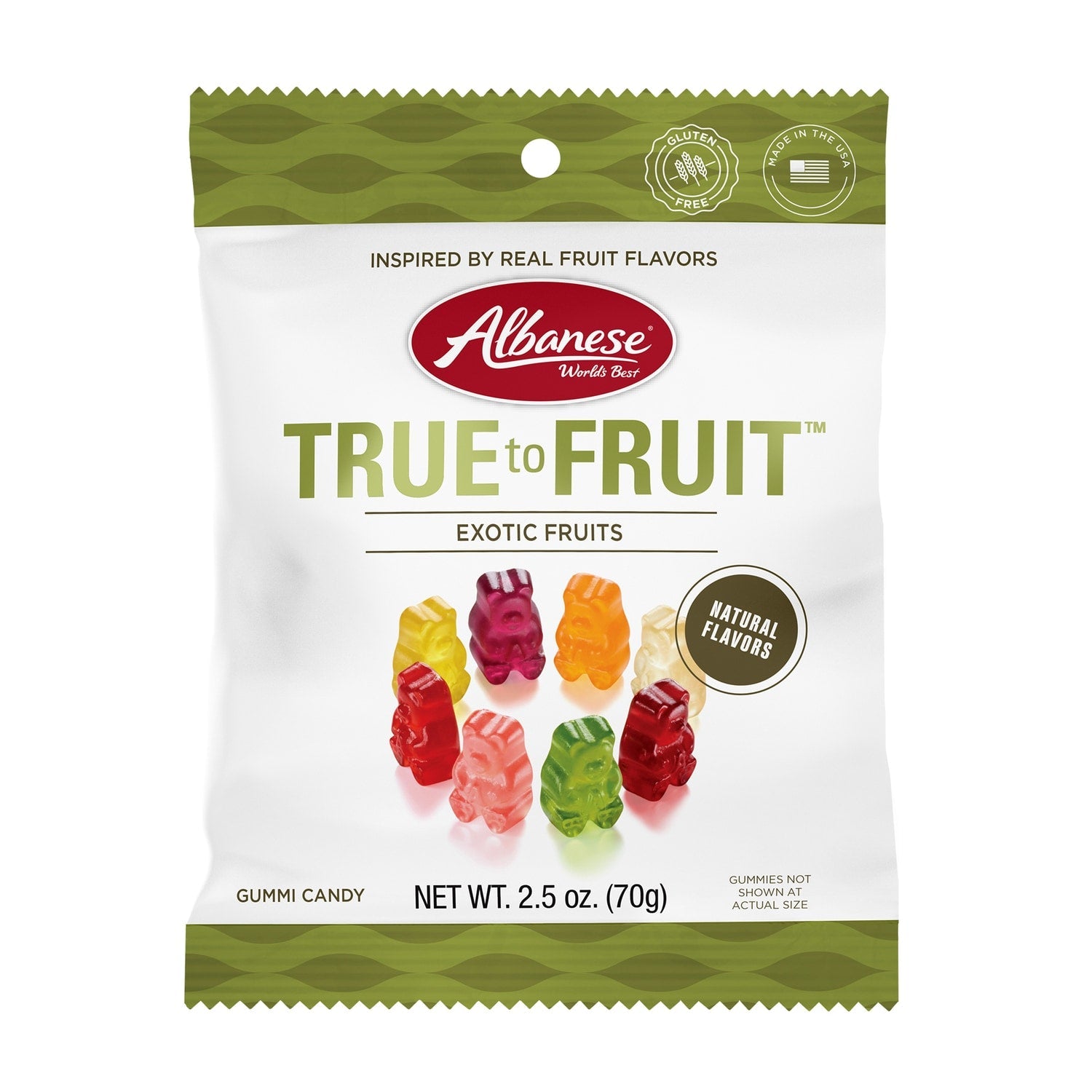 Albanese True To Fruit American Favorite Gummy Candy, 1-ct.