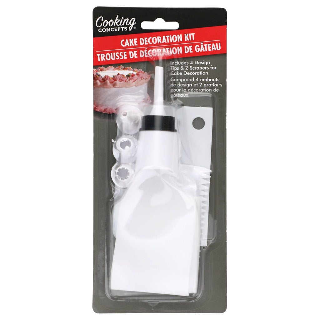 Cooking Concepts Cake Decorating Kit, 6-pc Pack.