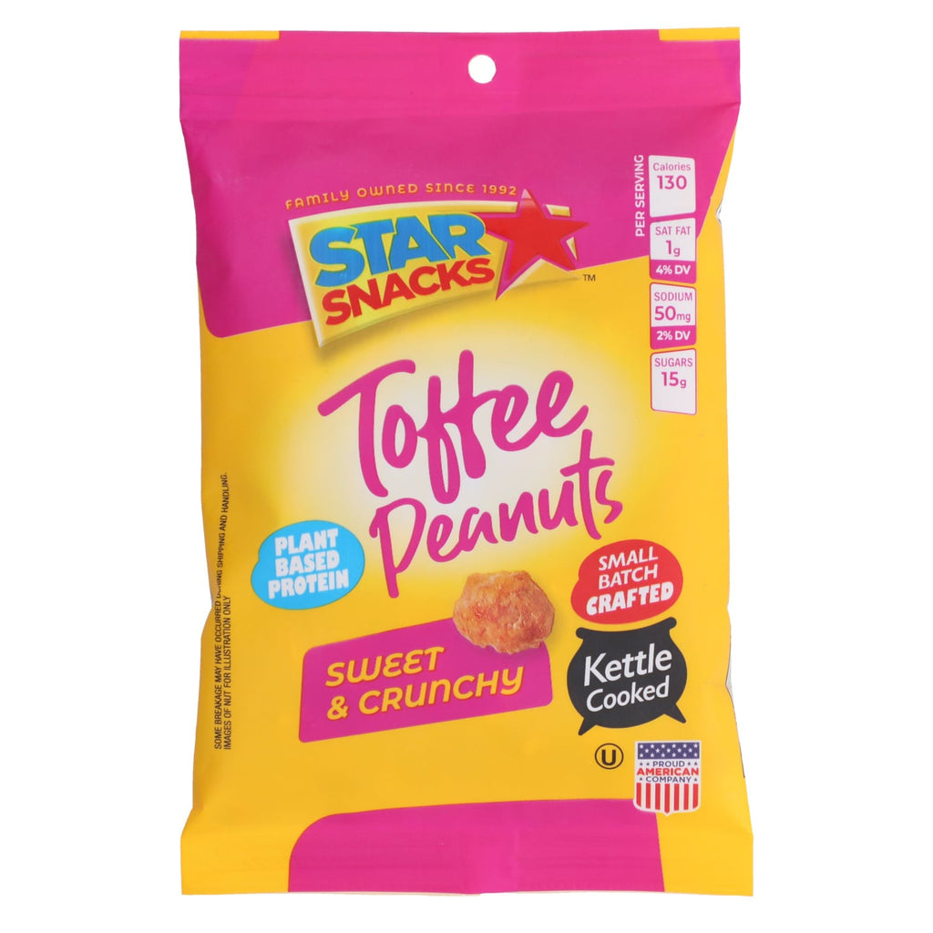 Star Snacks Kettle Cooked Toffee Peanuts, 1-ct.