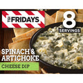 T.G.I. Fridays Spinach &amp; Artichoke Cheese Dip Frozen Snack, 8 oz Box