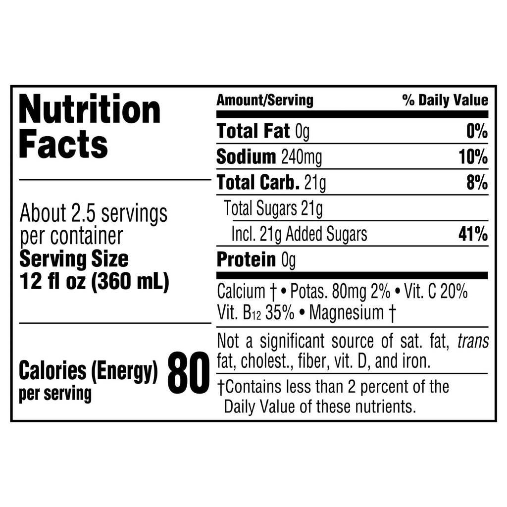 Powerade Mountain Berry Blast Flavored Electrolyte Drink, 1-ct.