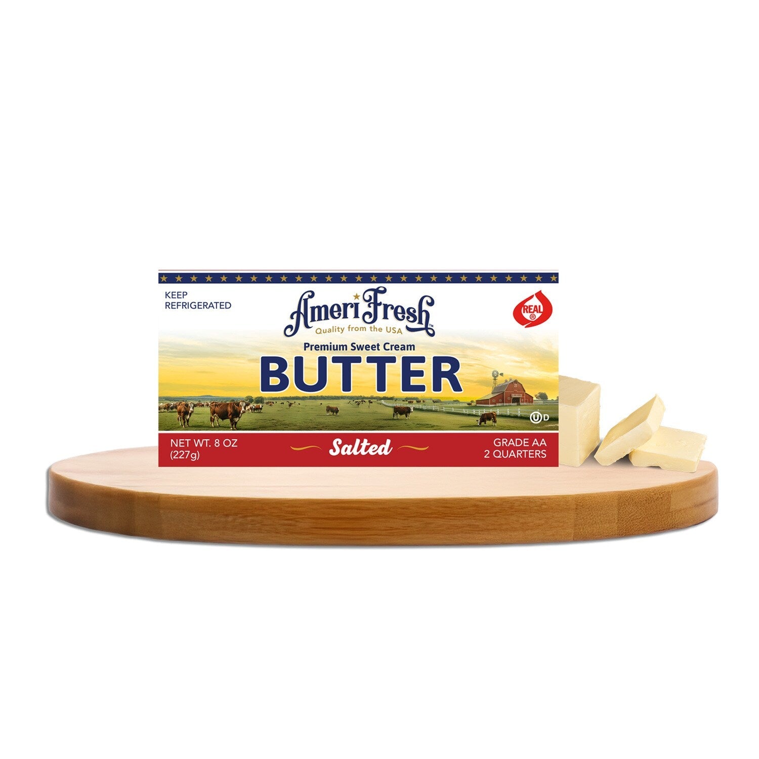 AmeriFresh Premium Salted Butter, 1-ct.