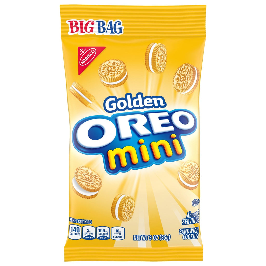Nabisco Mini Golden Oreo Cookies, 3-oz. Bag