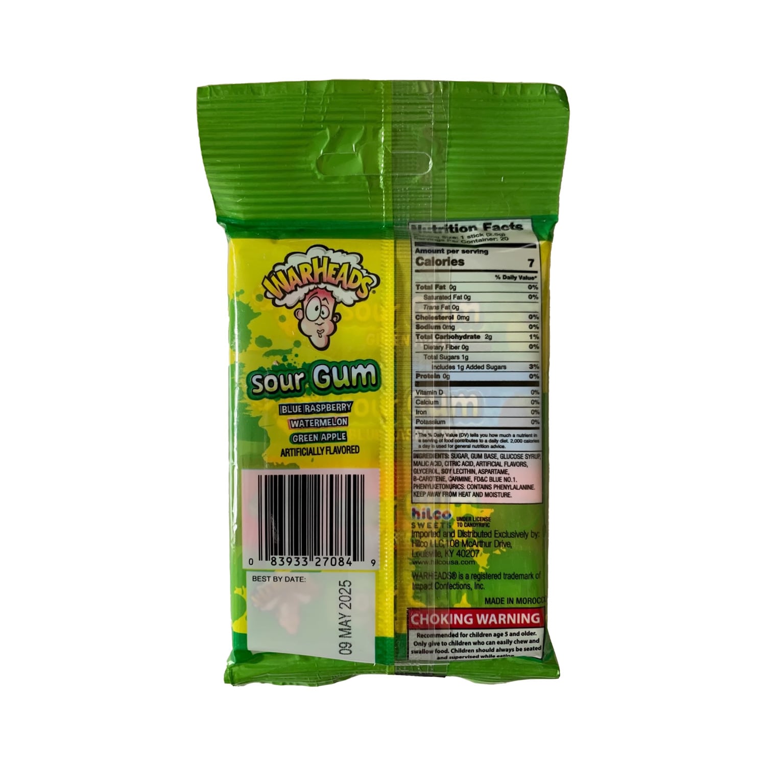 Warheads Assorted Sour Gum Sticks, 4-ct. Packs