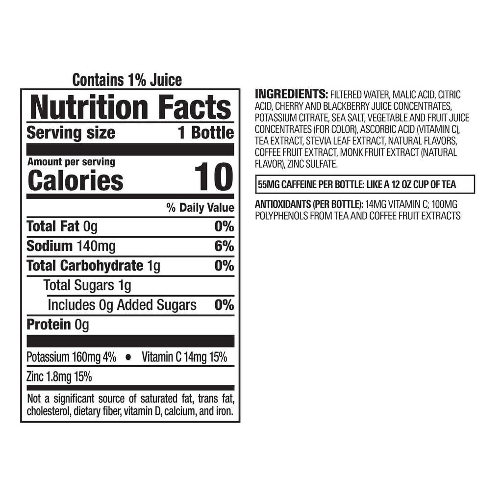 Bai Zambia Bing Cherry Water Electrolyte, 1-ct.
