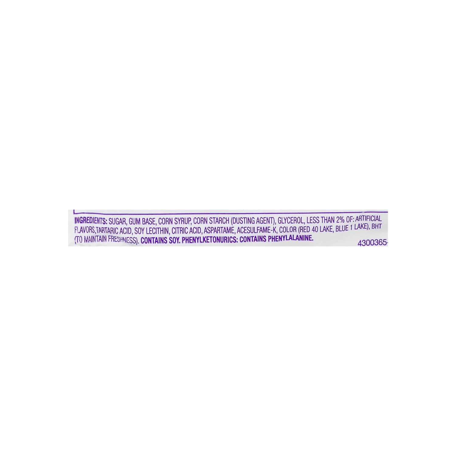 Big League Chew Ground Ball Grape Bubble Gum, 1-ct.