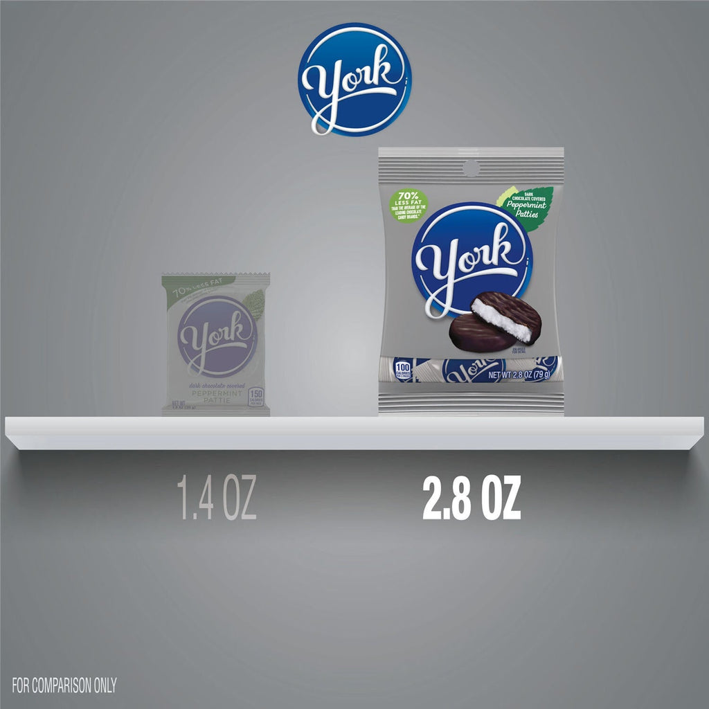 York Dark Chocolate Covered Peppermint Patties, 3-pc Pack