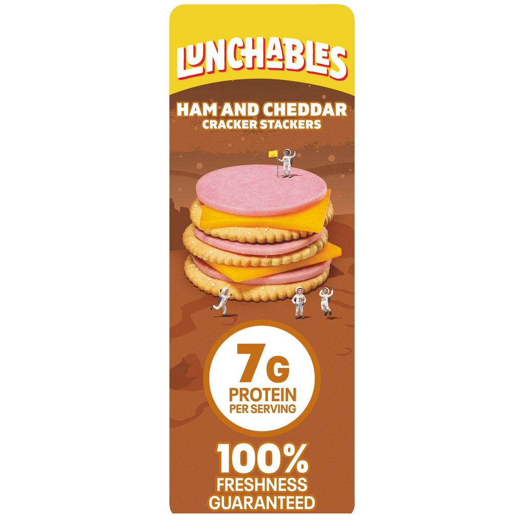 Lunchables Ham and Cheddar Cracker Stackers, 1.9 oz.