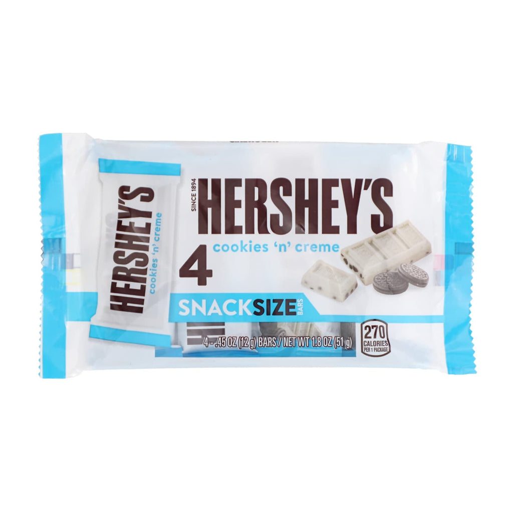 Hershey's Cookies 'n' Cream Candy Bars, 4-pc Pack.