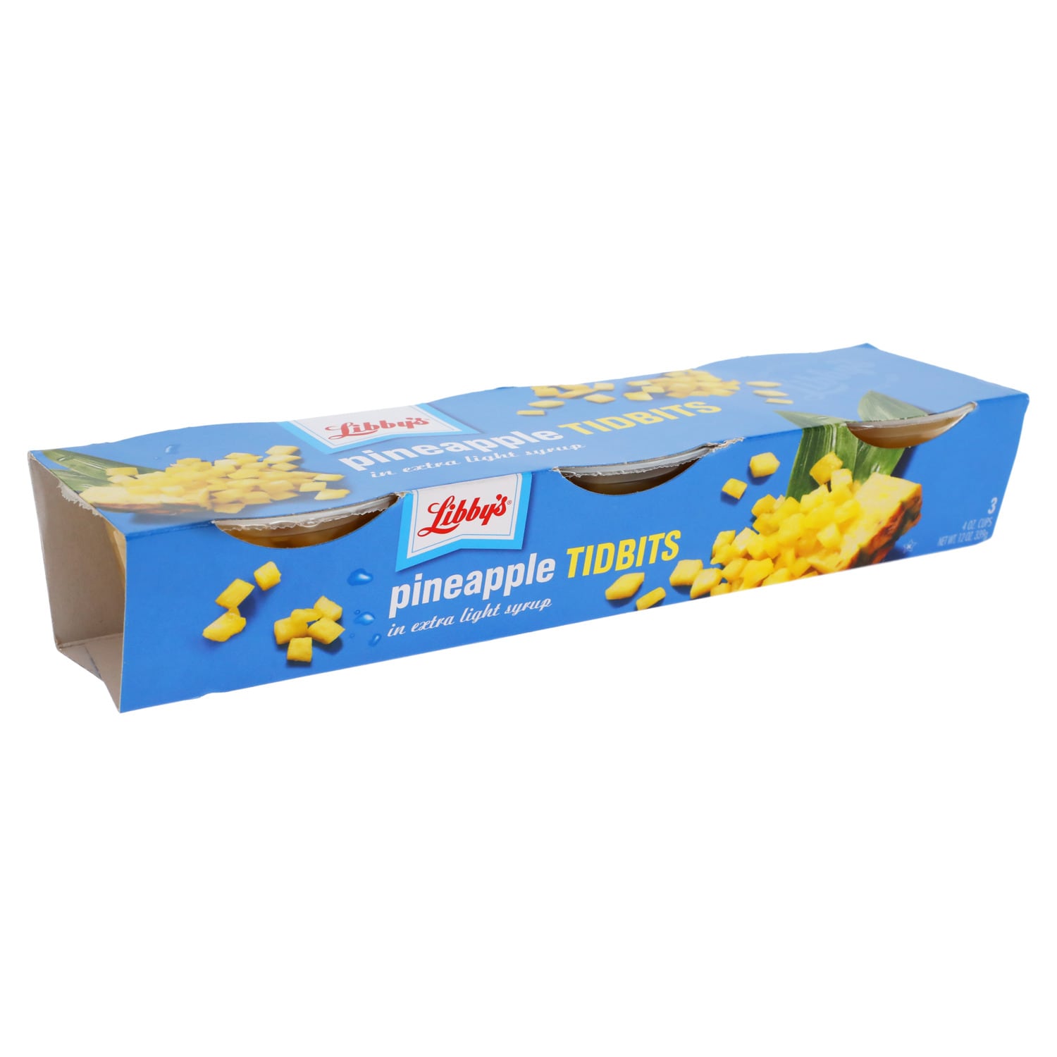 Libby's Pineapple Tidbits Individual Serving Cups, 3-ct. Packs