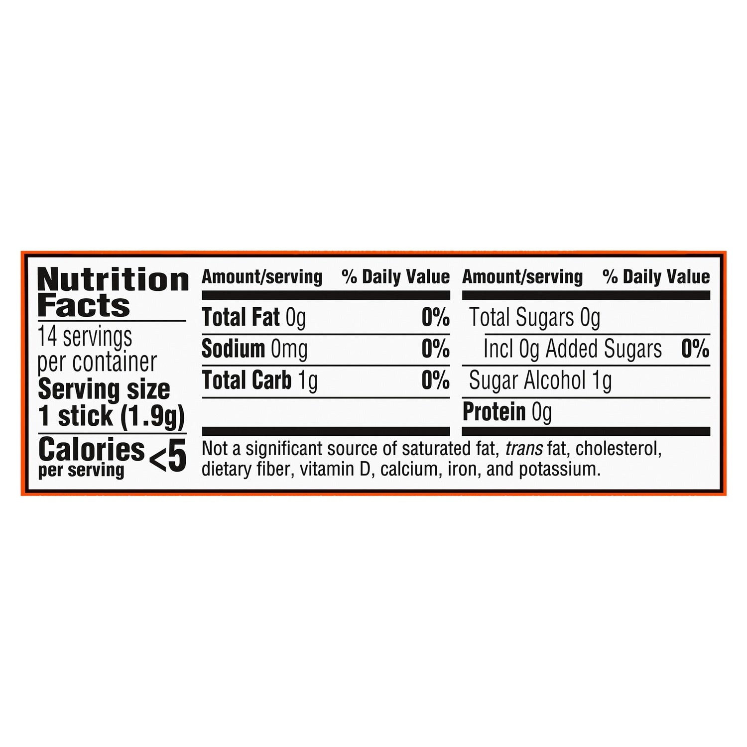 Trident Sugar Free Gum - Tropical Twist, 14-pc. Packs