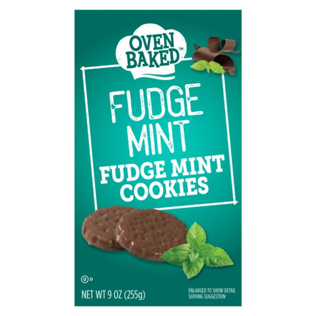 Oven Baked Fudge Mint Cookies, 9 oz. Boxes