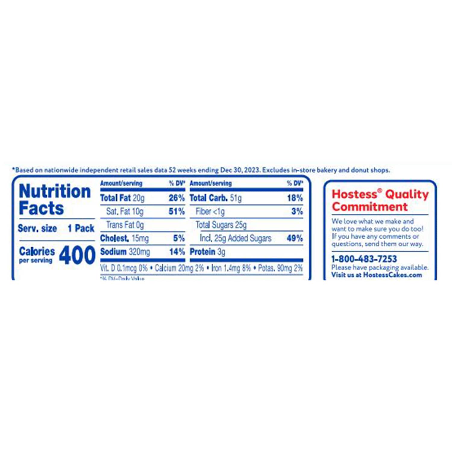 Hostess Donettes Powdered Mini Donuts, 1-ct.