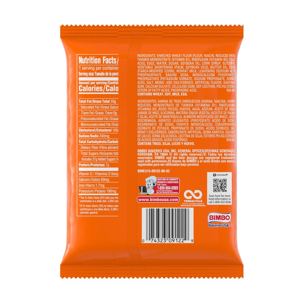 Bimbo Mini Mantecadas Vanilla Flavored Mini Muffins, 4-pc Pack.