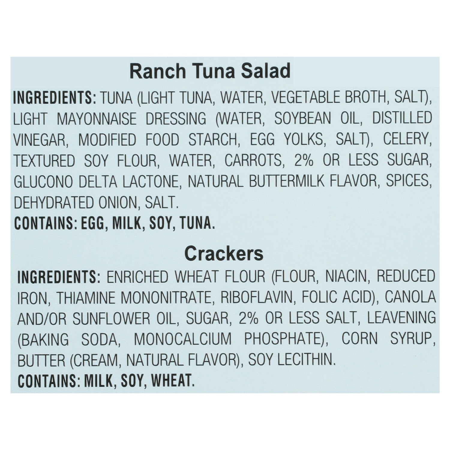 Brunswick Naturally Flavored Ranch Tuna Salad With Crackers, 1-ct.