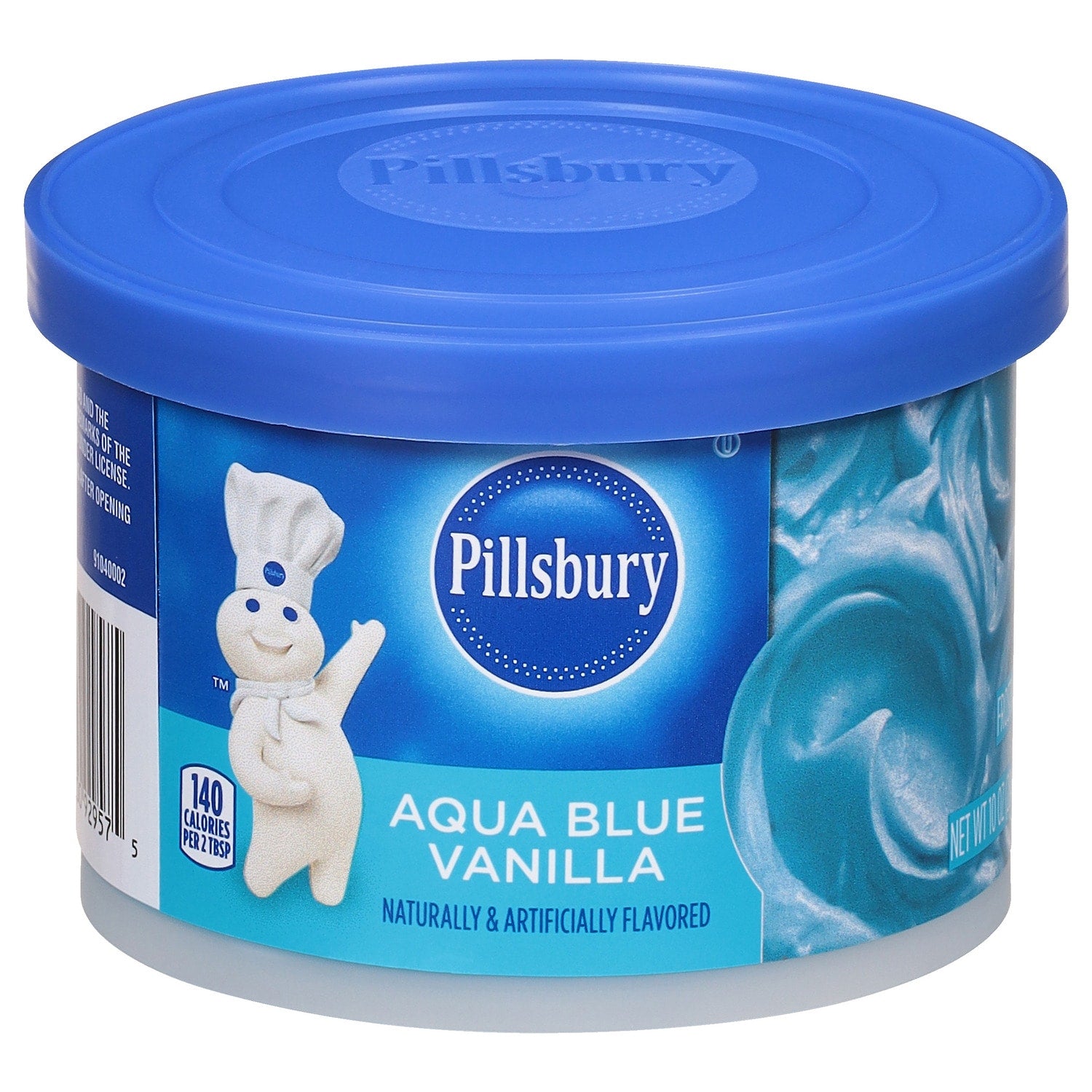 Pillsbury Aqua Blue Vanilla Frosting, 10-oz.