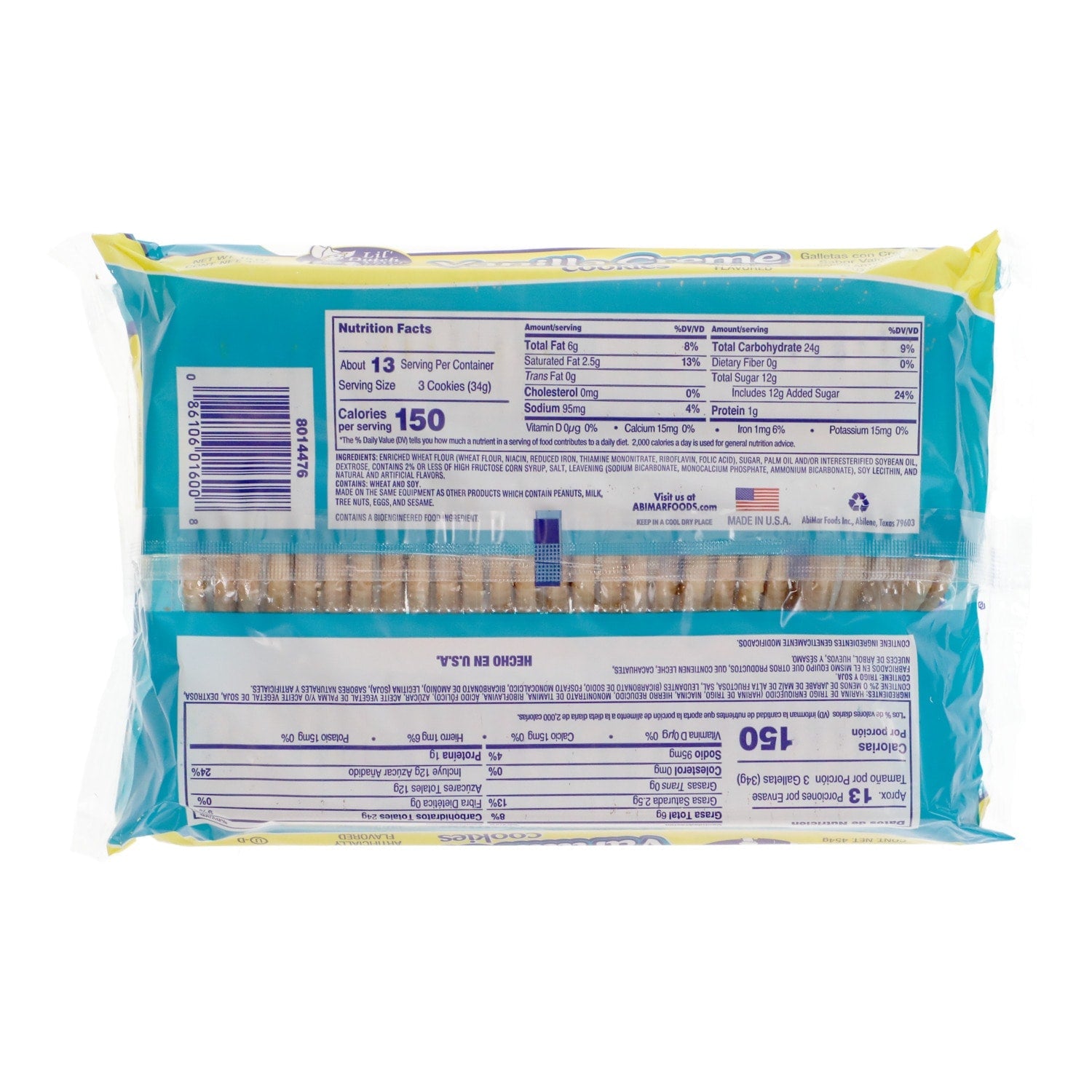 Lil Dutch Maid Vanilla Creme Cookies, 16-oz.