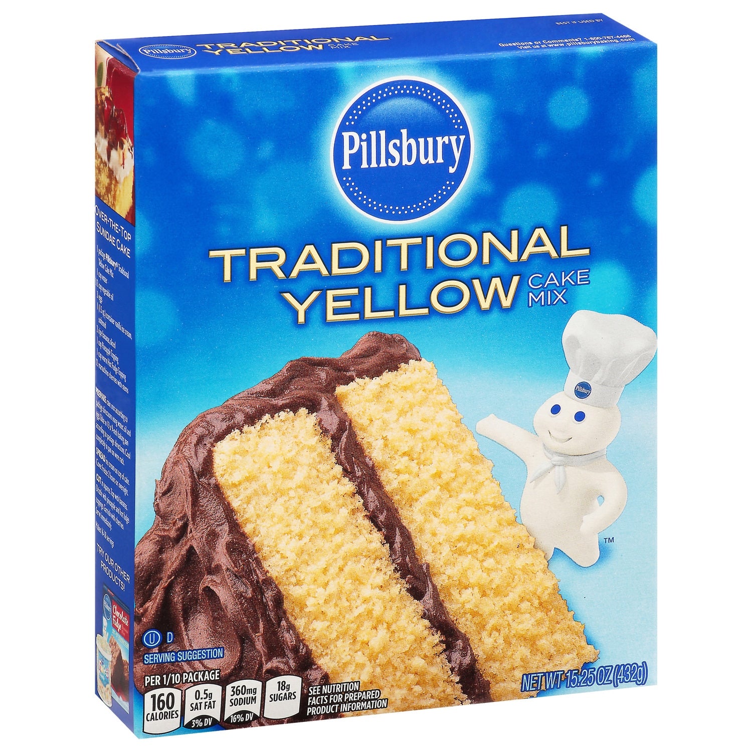 Pillsbury Traditional Yellow Cake Mix, 15.25-oz.