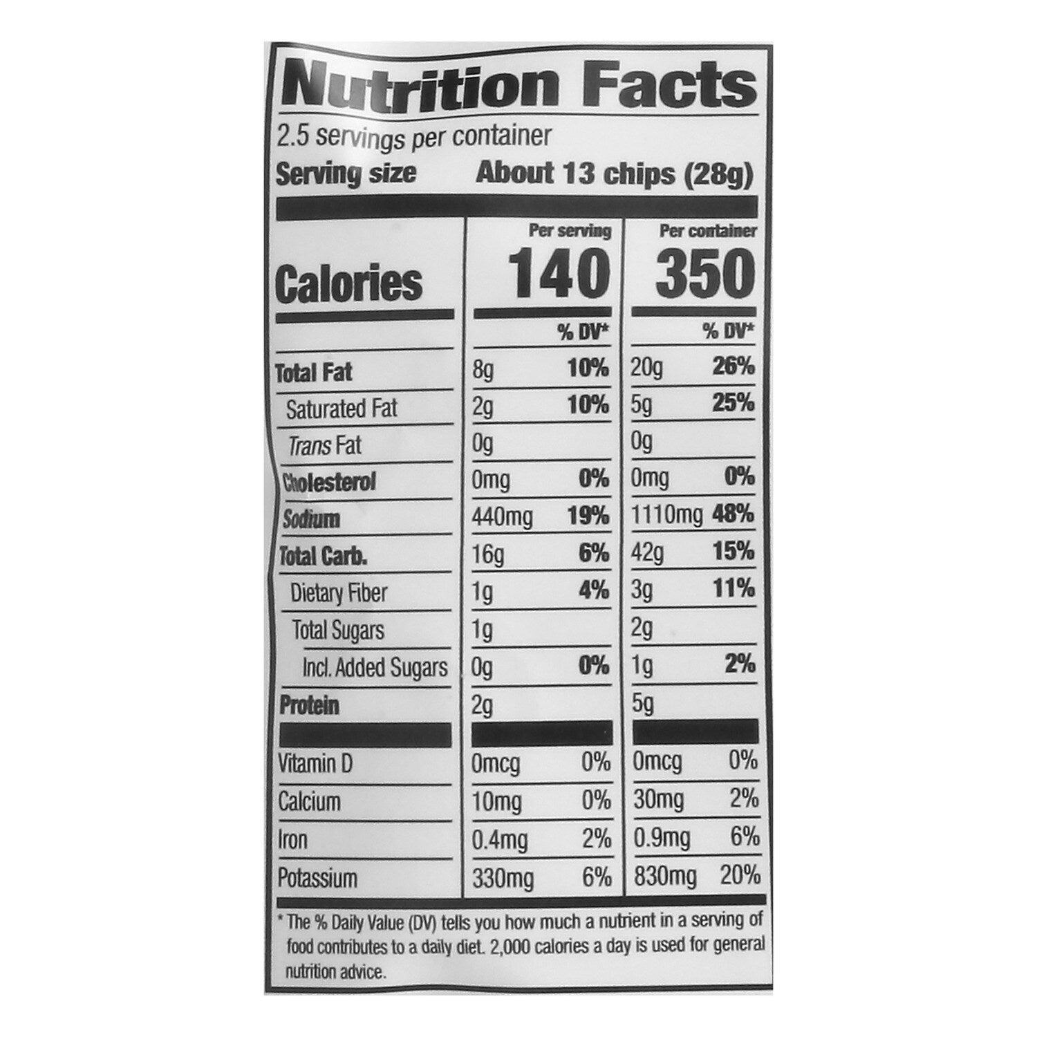 Herr's Kettle Cooked Cracked Pepper &amp; Sea Salt Potato Chips, 1-ct.